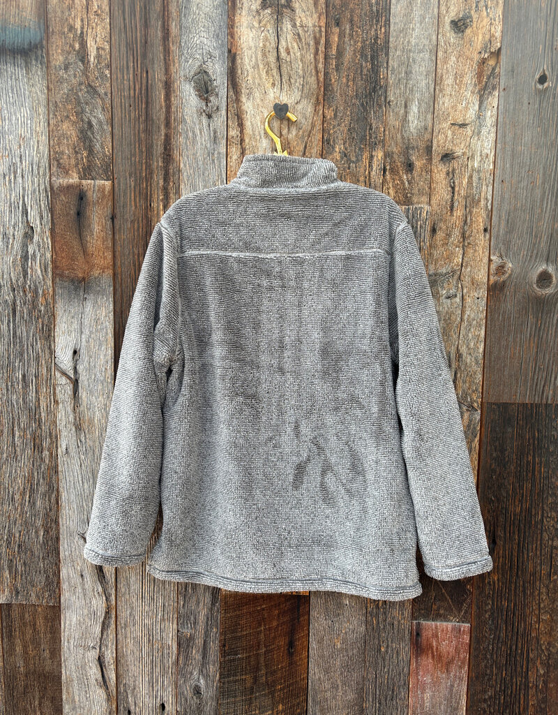 True Grit True Grit Luxe Stadium 1/4 Zip Pullover Charcoal