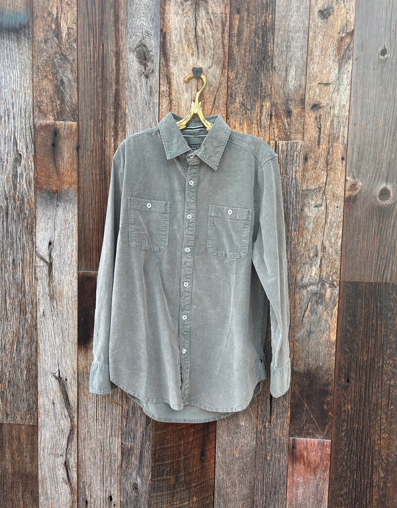 True Grit True Grit Cozy Cut Cord L/S 2 Pocket Work Shirt Timber