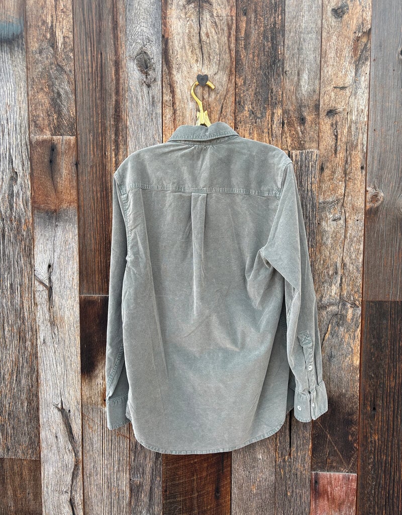 True Grit True Grit Cozy Cut Cord L/S 2 Pocket Work Shirt Timber