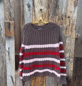 Wooden Ships Wooden Ships North Pole Striped Crew Super Chunky Dark Dusk