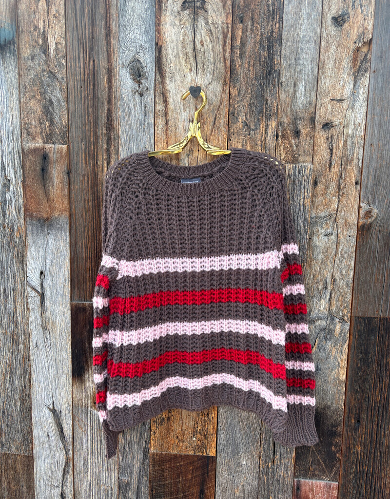 Wooden Ships Wooden Ships North Pole Striped Crew Super Chunky Dark Dusk