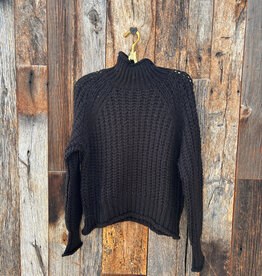 Wooden Ships Wooden Ships Tara Rails T Neck Chunky Black