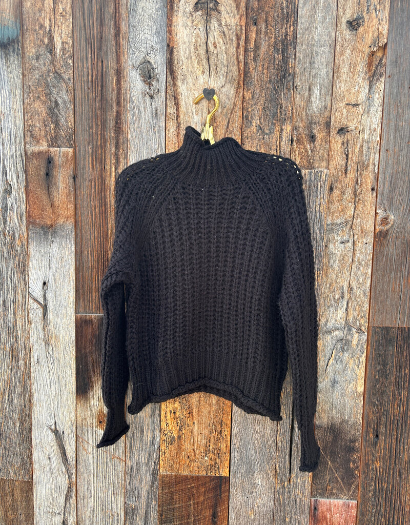 Wooden Ships Wooden Ships Tara Rails T Neck Chunky Black