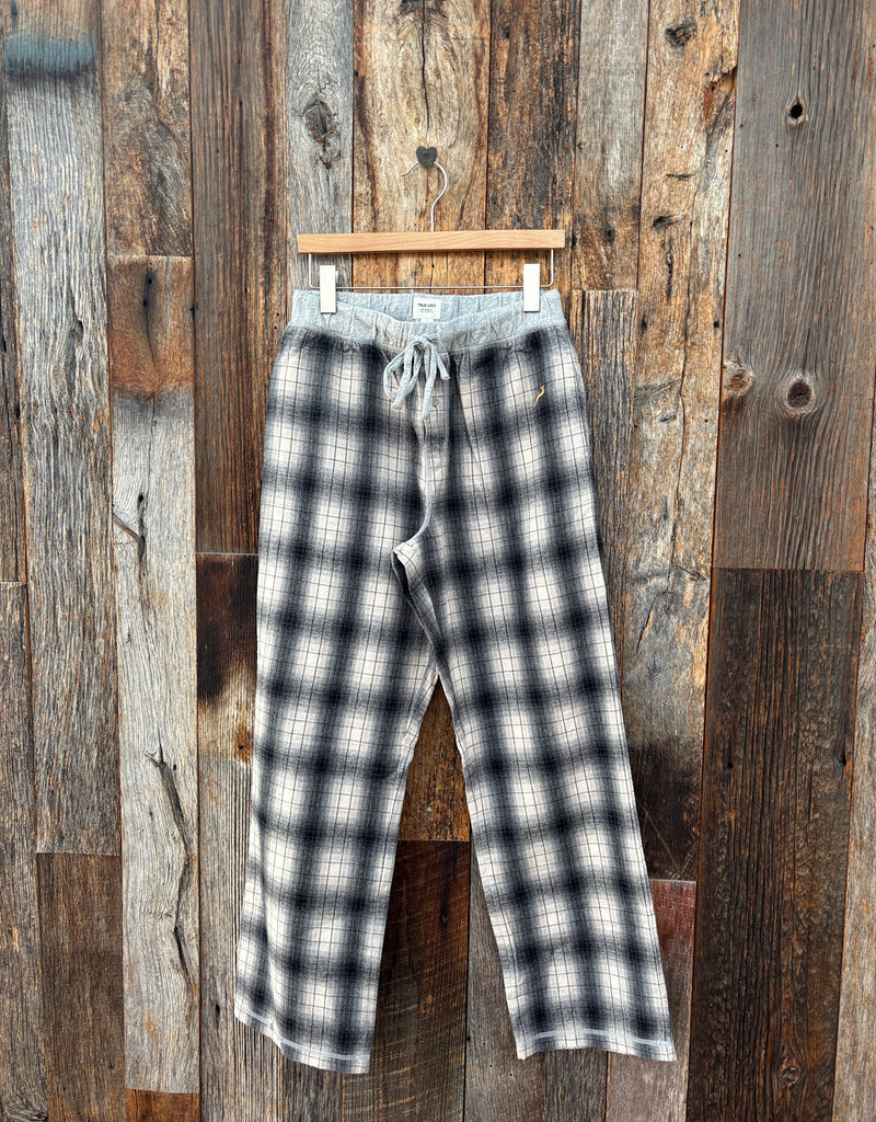 True Grit True Grit Summit Checks Flannel Pant Black/Grey