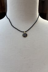 Robin M Designs Robin M Celestial Pendant on Spinel Beads Diam. 14k SS