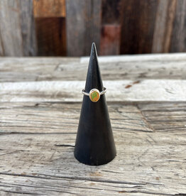 Robin M Designs Robin M Opal Classic Bezel in SS Setting 14k Sz 7