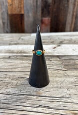 Robin M Designs Robin M Blue Opal 14k Bez./10k Band/SS Rim Sz 8