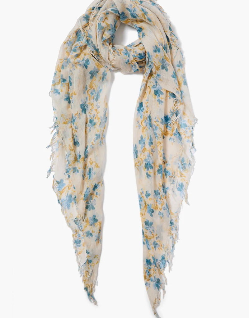 Chan Luu Chan Luu Cashmere and Silk Scarf Lagoon Floral