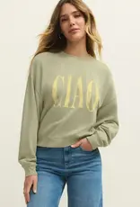 Z Supply Z Supply Ciao First Date Sweatshirt Bay Leaf