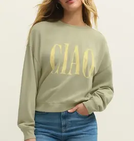 Z Supply Z Supply Ciao First Date Sweatshirt Bay Leaf
