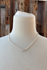 Leap Jewlery Leap Jewelry Pearl Necklace Rose Quartz
