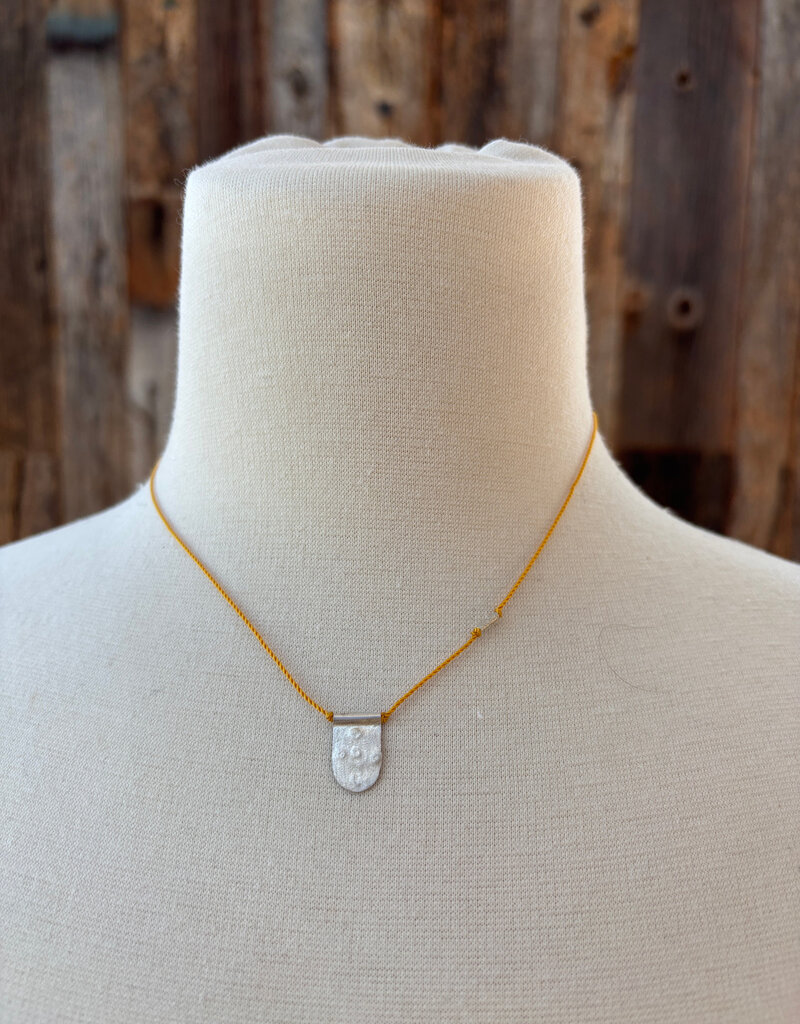 River Song Jewelry River Song Sterling Silver Tab Talisman Necklace