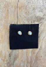 Robin M Designs RM Designs Oval Opal Post Earring 6.25X4.25