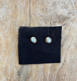 Robin M Designs RM Designs Oval Opal Post Earring 6.25X4.25