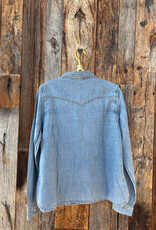 Lilla P Lilla P Denim Button Down Blue Wash