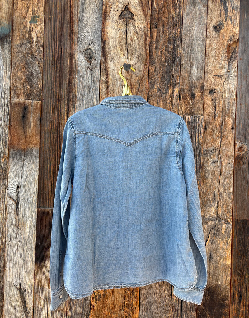 Lilla P Lilla P Denim Button Down Blue Wash