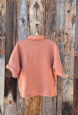 Lilla P Lilla P Oversized Terry Polo Carob