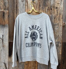 Z Supply Z Supply Champs Sunday Sweatshirt Classic Heather Grey