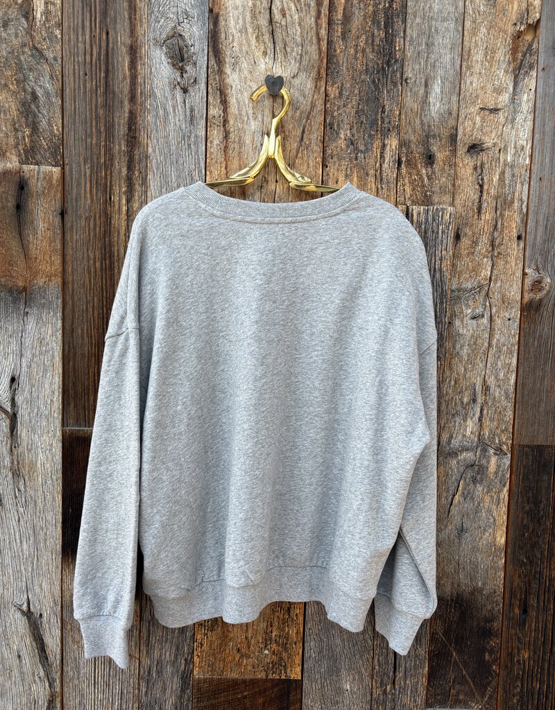 Z Supply Z Supply Champs Sunday Sweatshirt Classic Heather Grey