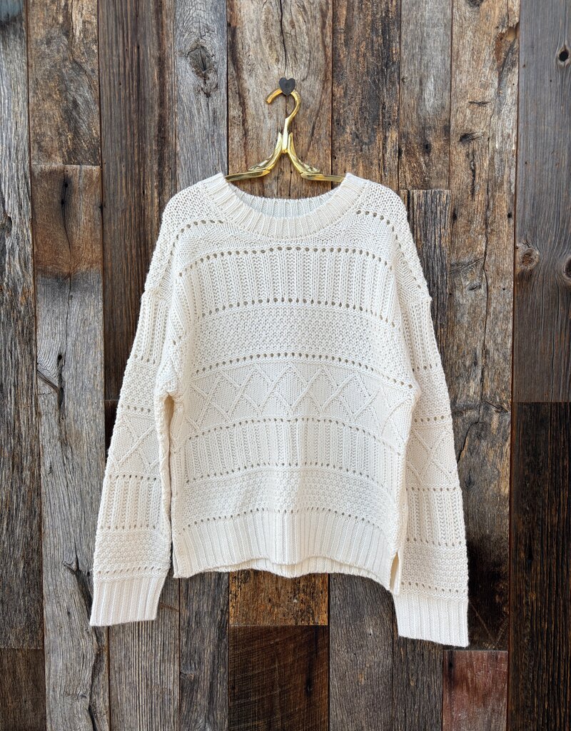 Z Supply Z Supply Cento Cable Sweater Warm White