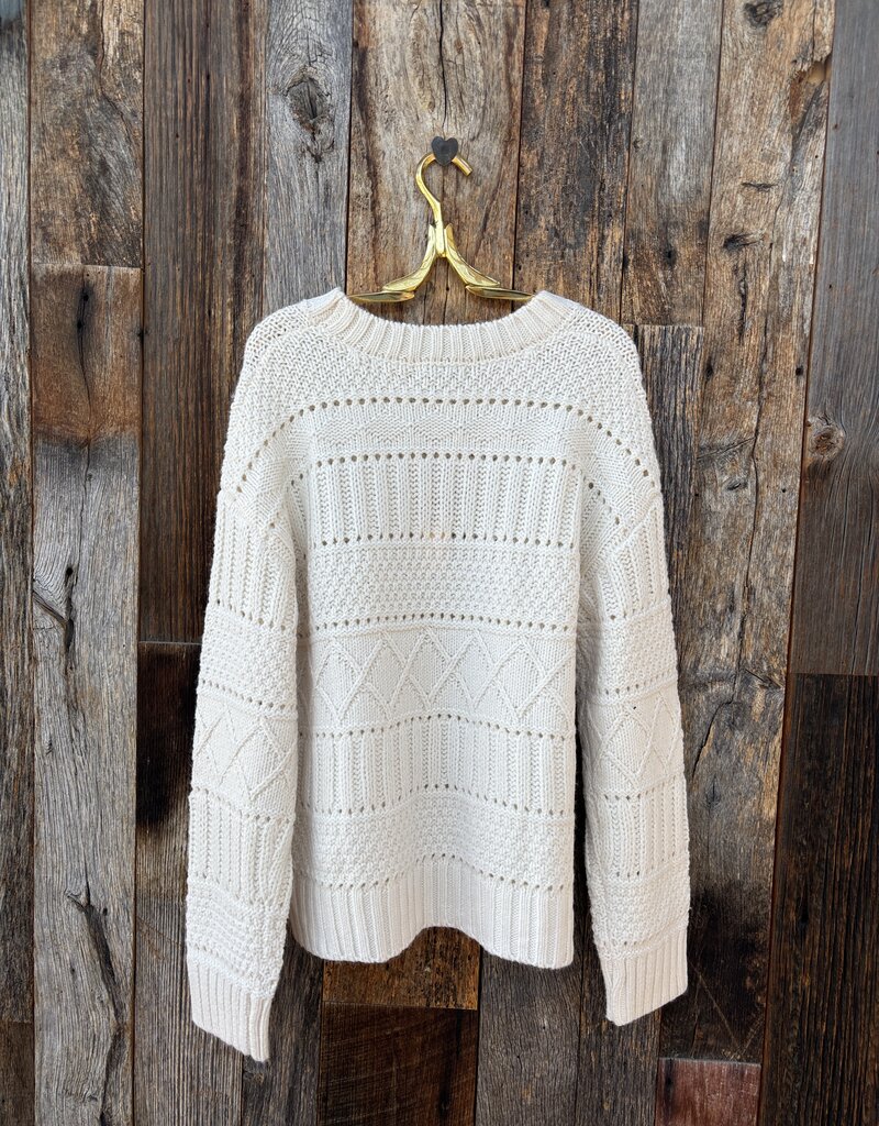 Z Supply Z Supply Cento Cable Sweater Warm White