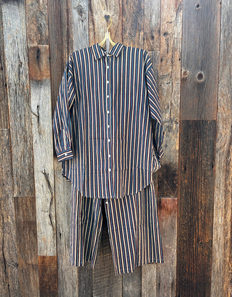 Chan Luu Chan Luu DF-PJ-7502 Blue Stripe