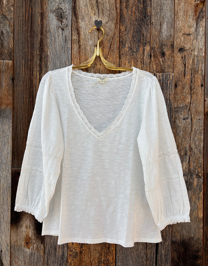 Dylan Dylan Chloe V-Neck White