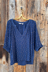 Dylan Dylan Emile Top Indigo