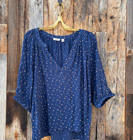 Dylan Dylan Emile Top Indigo