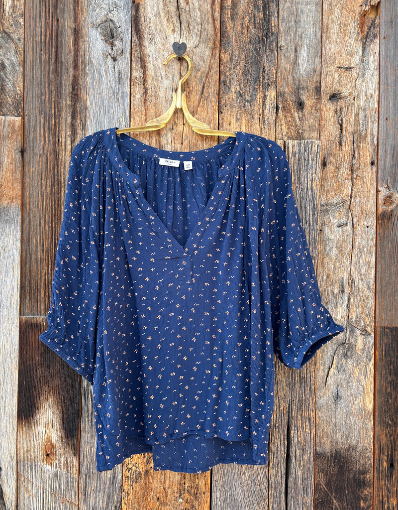 Dylan Dylan Emile Top Indigo