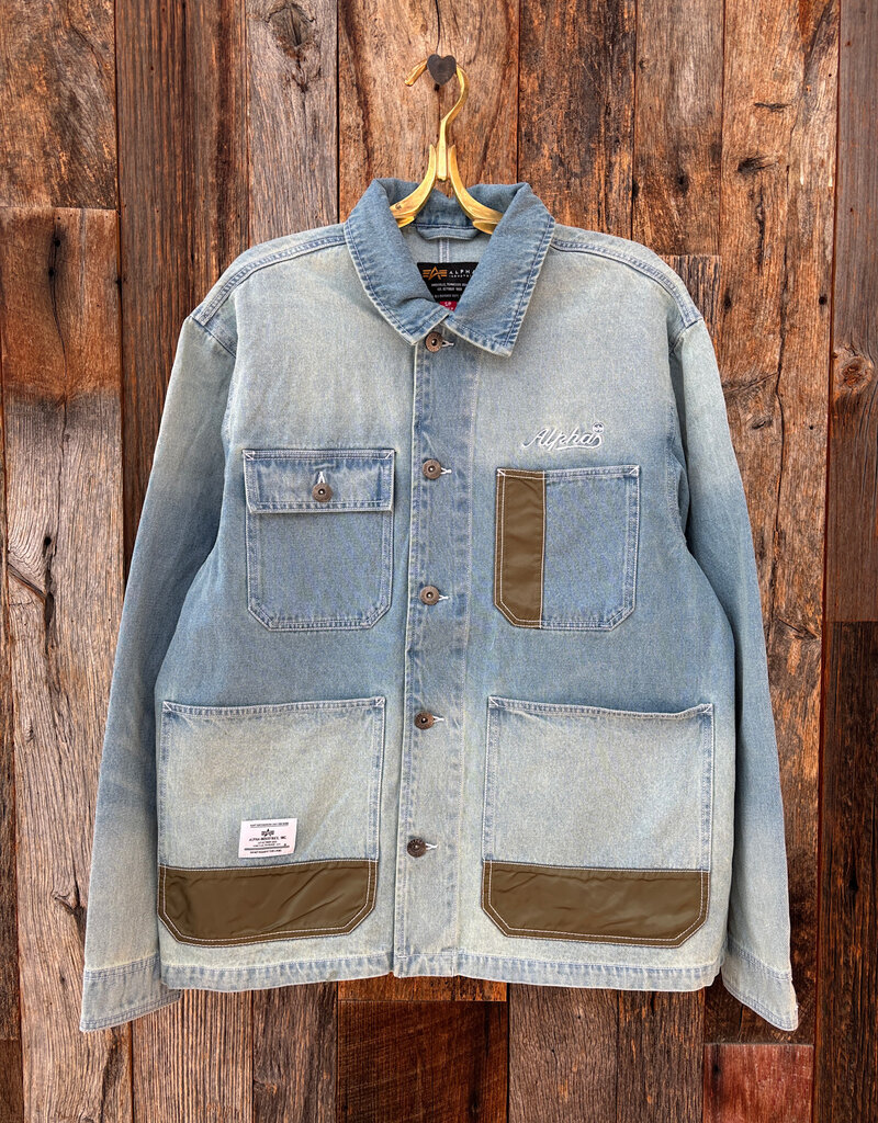 Alpha Industries Alpha Industries Denim Relaxed Chore Coat