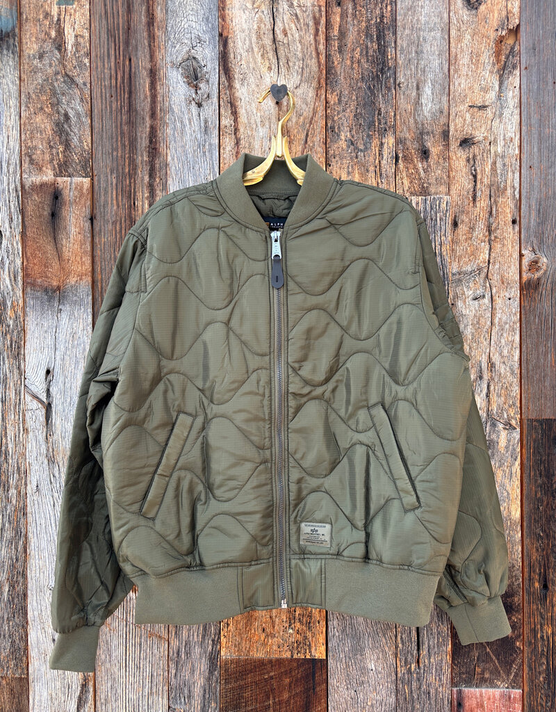 Alpha Industries Alpha Industries Relaxed Quilted Flight Jacket Green
