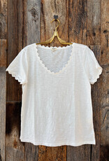 Dylan Dylan Ric-Rac Tee White