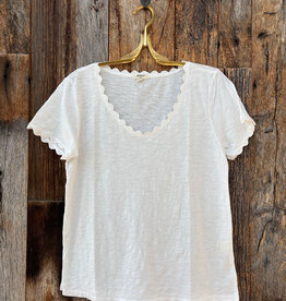 Dylan Dylan Ric-Rac Tee White