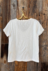 Dylan Dylan Ric-Rac Tee White