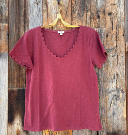 Dylan Dylan Ric-Rac Tee Raisinette