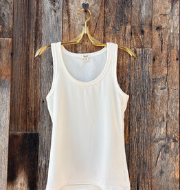 Dylan Dylan Soft Rib Tank Ivory