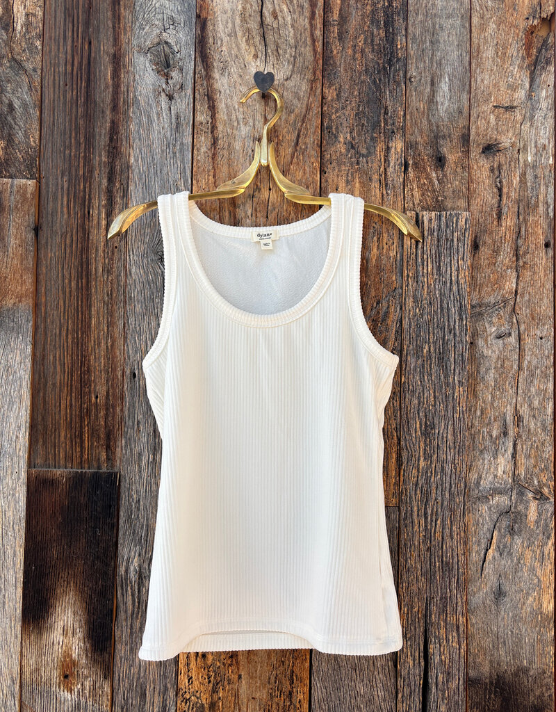 Dylan Dylan Soft Rib Tank Ivory