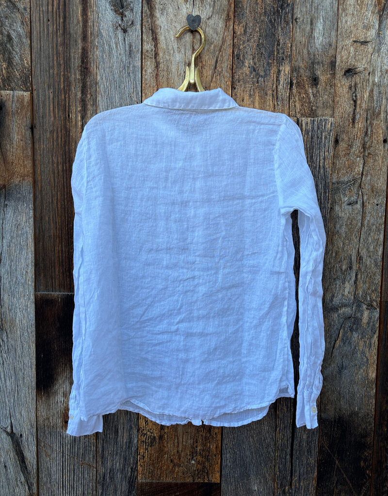 Llea Blue Llea Blue Dorie Shirt White Linen