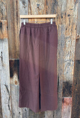 Z Supply Z Supply Scout Linen Pant Chocolate Cherry