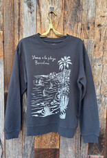 Z Supply Z Supply La Playa Boyfriend Sweatshirt Black