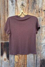 Z Supply Z Supply Tourist Tee Chocolate Cherry