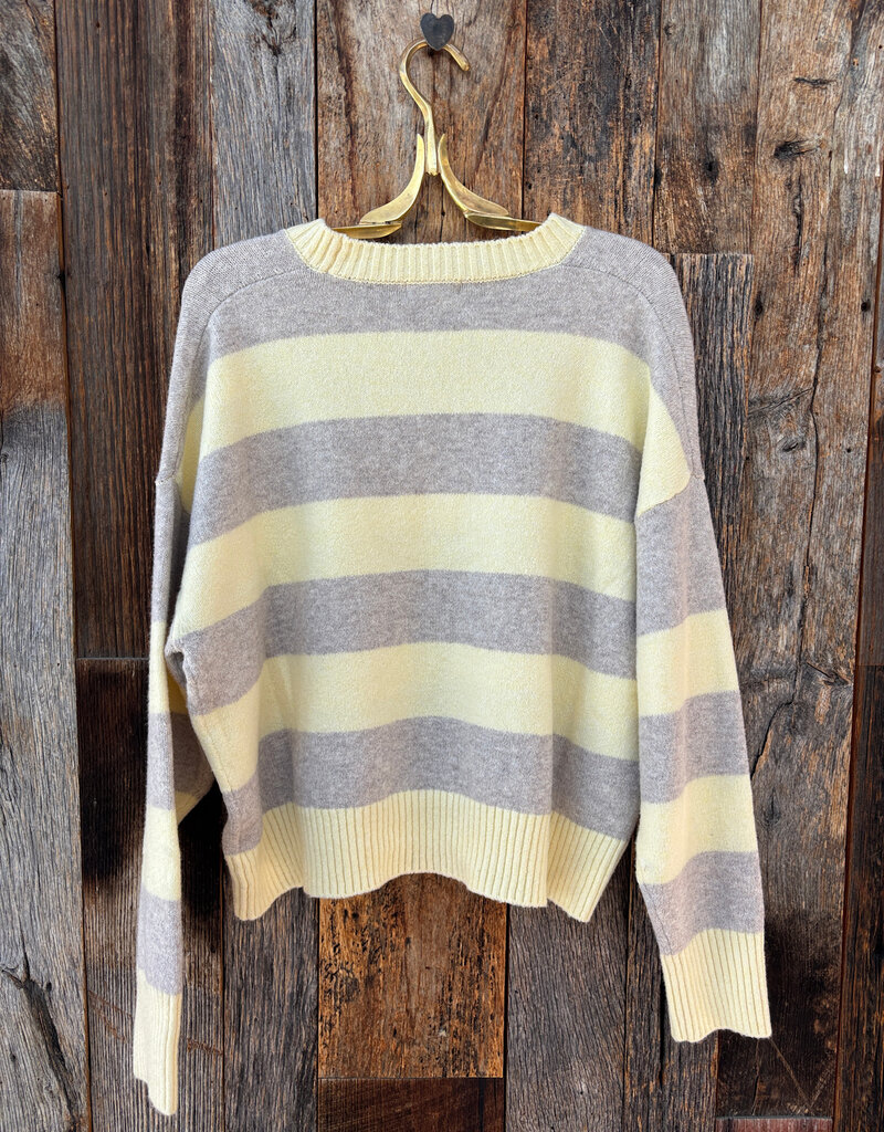 Z Supply Z Supply Cirrus Stripe Sweater Sunnyside