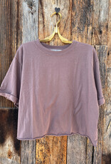 Project Social T Project Social T Izzy Elbow Sleeve Tee Deep Taupe