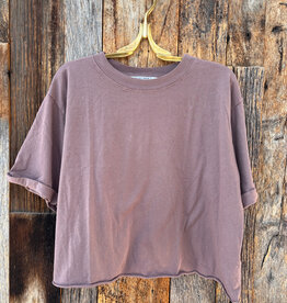 Project Social T Project Social T Izzy Elbow Sleeve Tee Deep Taupe