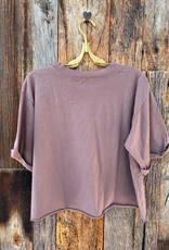 Project Social T Project Social T Izzy Elbow Sleeve Tee Deep Taupe