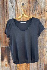Project Social T Project Social T Flora U-Neck Tee Black