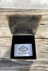 J. Alexander Small Stamped Box w/ Turquoise