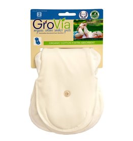 GroVia GroVia- Organic Cotton Soaker Pads 2-Pack