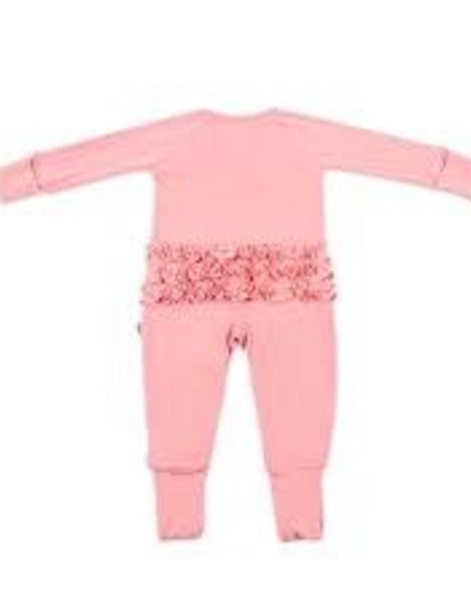 Littlesleepies Ruffle Bamboo Viscose Zip Romper